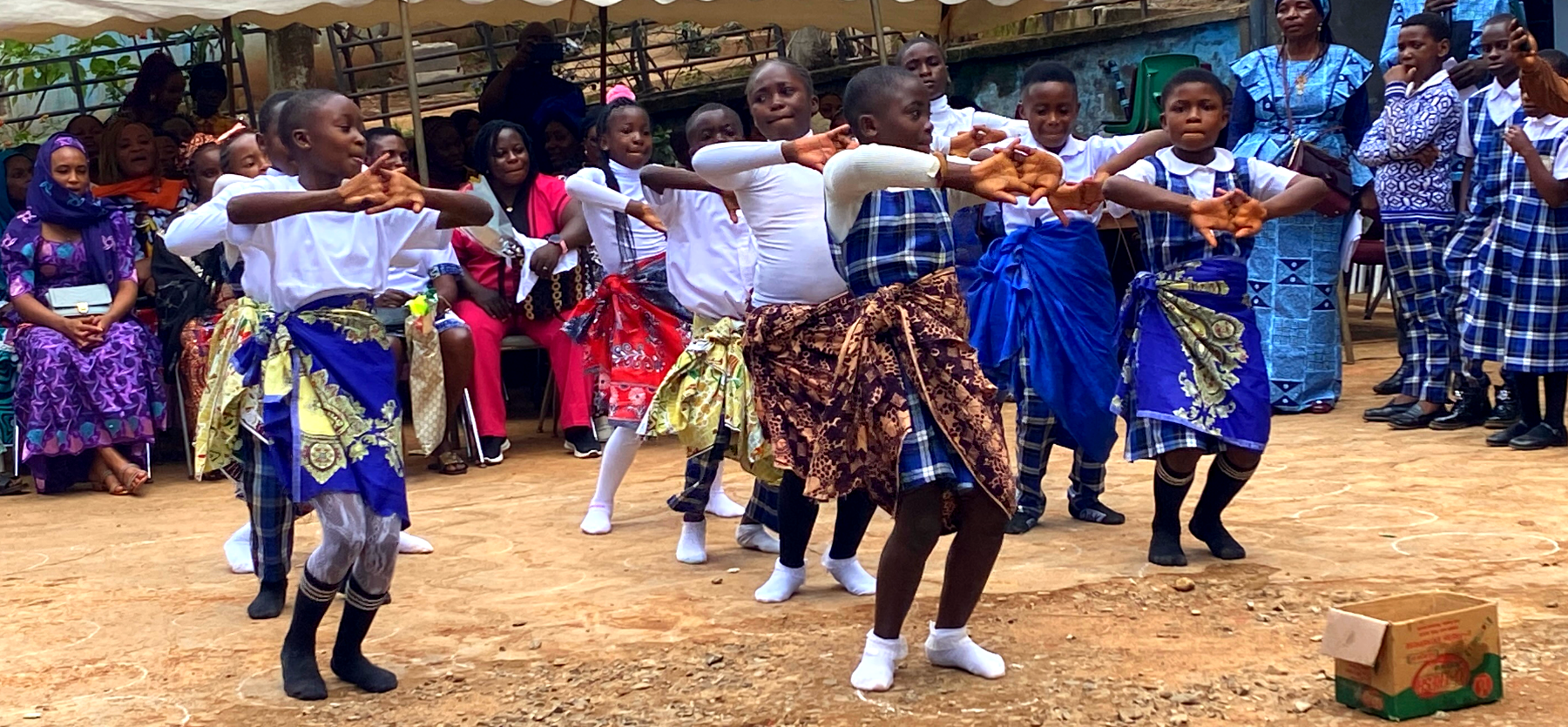 Benesther pupils dancing on cultural day